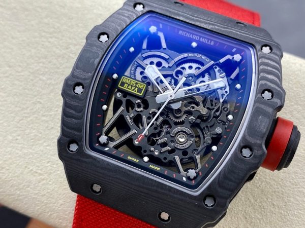 Richard Mille Black Carbon NTPT Automatic Rafael Nadal RM35-02(Fabric) - Image 15