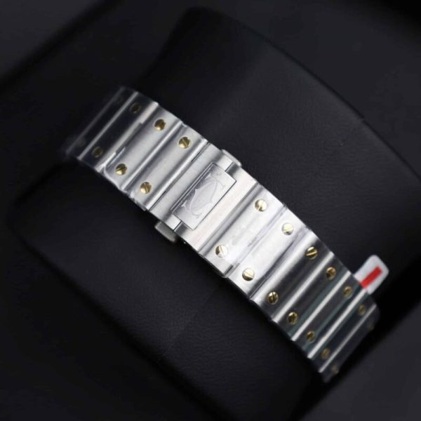 Cartier Santos De Cartier CRW2SA0030 Two Tone Grey Dial Large Model Best Replica BVF 39.8mm - Image 12