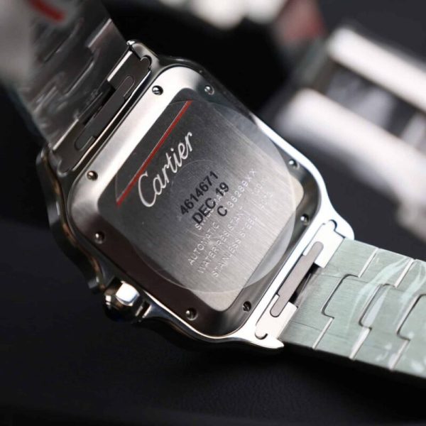 Cartier Santos De Cartier CRW2SA0030 Two Tone Grey Dial Large Model Best Replica BVF 39.8mm - Image 11
